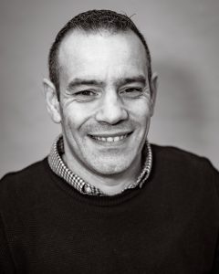 Tony O'Neill, vegetable growing expert and founder of GrowTrack, in his South Wales garden